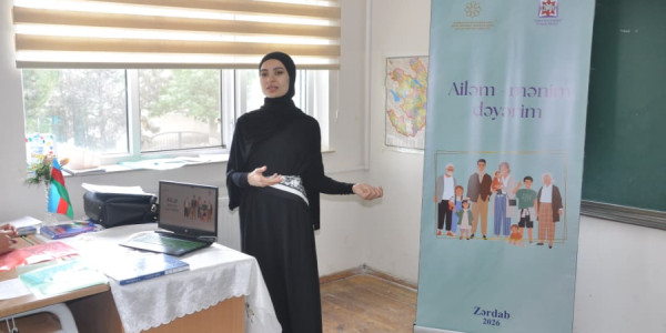 “Ailəm – mənim dəyərim” layihəsi çərçivəsində sonuncu təlim həyata keçirildi