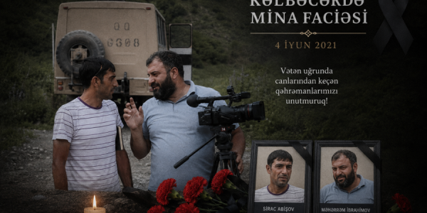 Kəlbəcərdə minaya düşərək şəhid olan jurnalistlərin anım günüdür