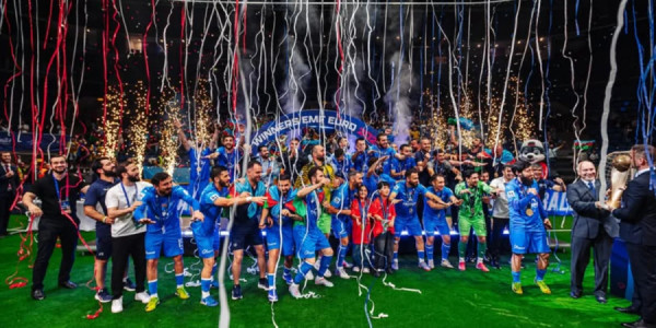Avropa Minifutbol Federasiyasından Azərbaycan millisinə çempion paylaşımı