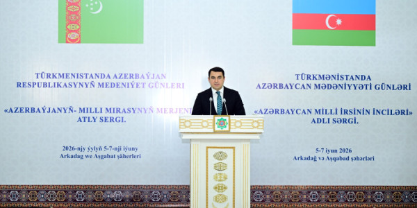 Türkmənistanda Azərbaycan Milli İncəsənət və Milli Xalça muzeylərinin xüsusi sərgisi nümayiş olunub