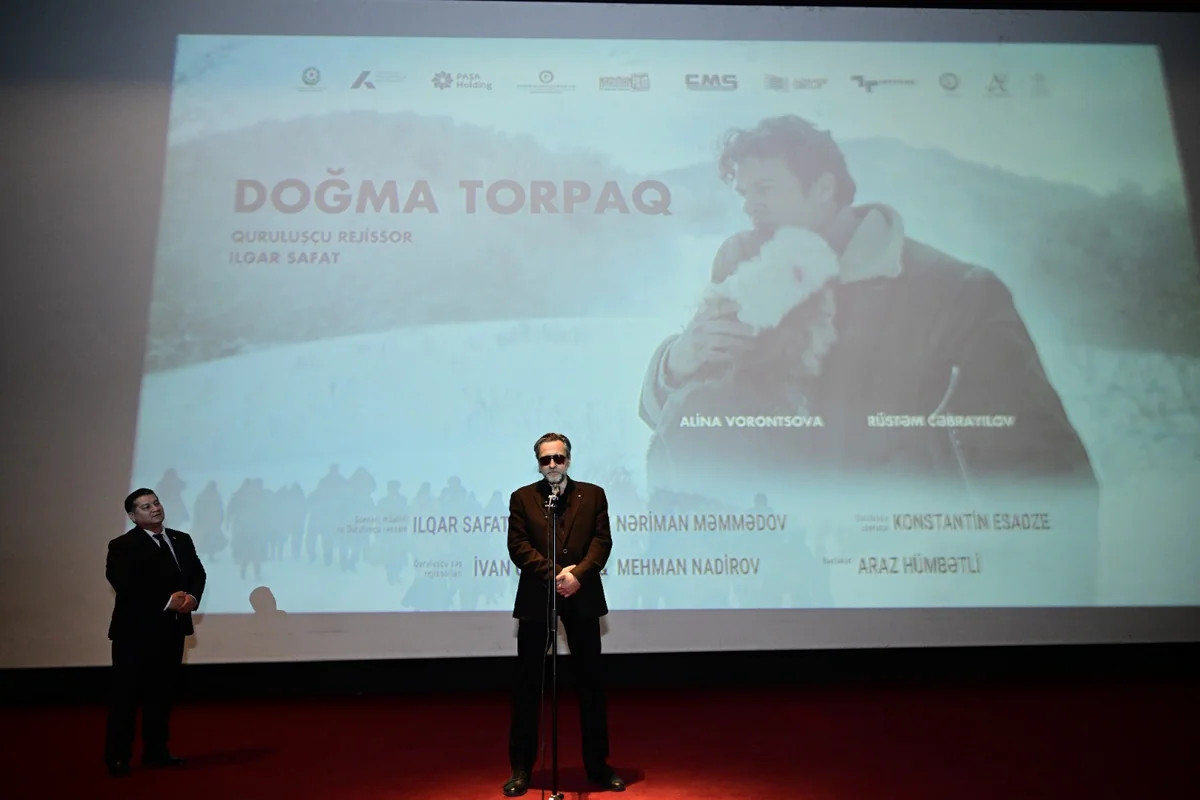 "Aşqabad" Kinoteatrında "Doğma torpaq" tammetrajlı bədii ekran əsəri nümayiş olunub