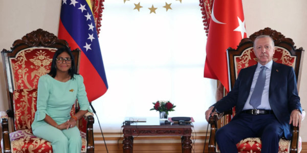 Ərdoğan Venesuelanın müvəqqəti Prezidentini qəbul edib