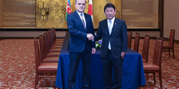 Ceyhun Bayramov və Toşimitsu Moteqi ikitərəfli əməkdaşlığın perspektivlərini müzakirə ediblər