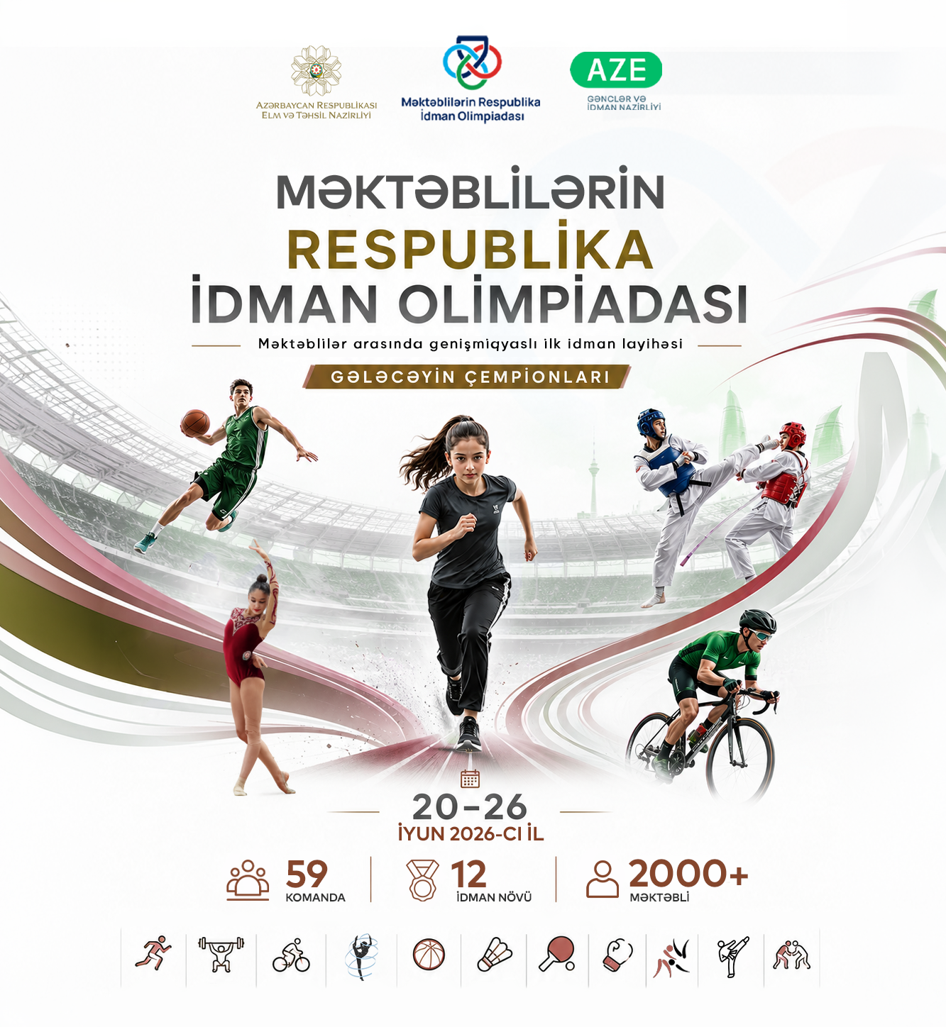 Azərbaycan məktəbliləri üçün ilk: Respublika İdman Olimpiadasına start verilir
