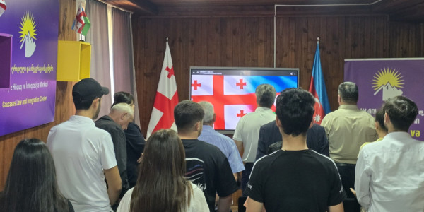 Bolnisidəki soydaşlarımız Azərbaycan və Gürcüstanın Müstəqillik günlərini qeyd ediblər