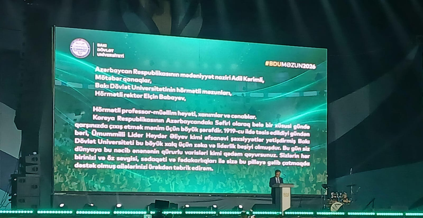Koreya səfiri: Azərbaycan qlobal yaşıl keçidə öncüllük edir
