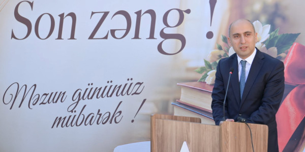 Elm və təhsil naziri “Son zəng” tədbirində iştirak edib
