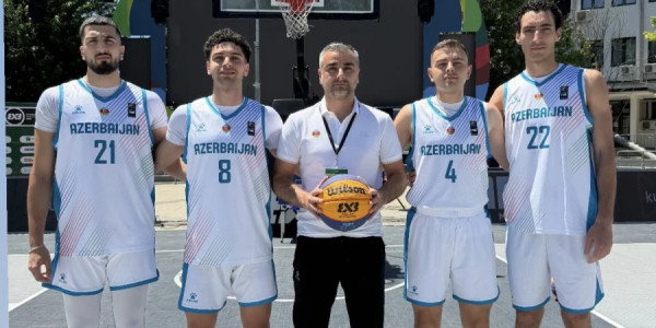 Avropa Kuboku: Azərbaycanın 3x3 basketbol üzrə milliləri yarımfinala yüksəlib