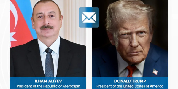 Prezident İlham Əliyev  Trampı yubileyi münasibətilə təbrik edib
