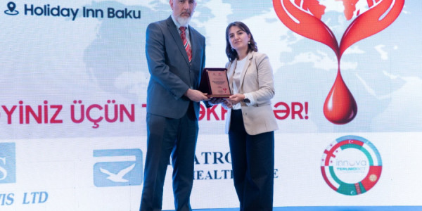 Bank Respublika qan donorluğuna dəstəyə görə təltif olundu