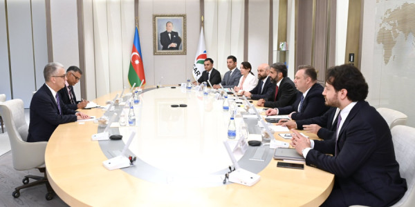 SOCAR-ın prezidenti IPA şirkətinin prezidenti və baş icraçı direktoru ilə görüşüb