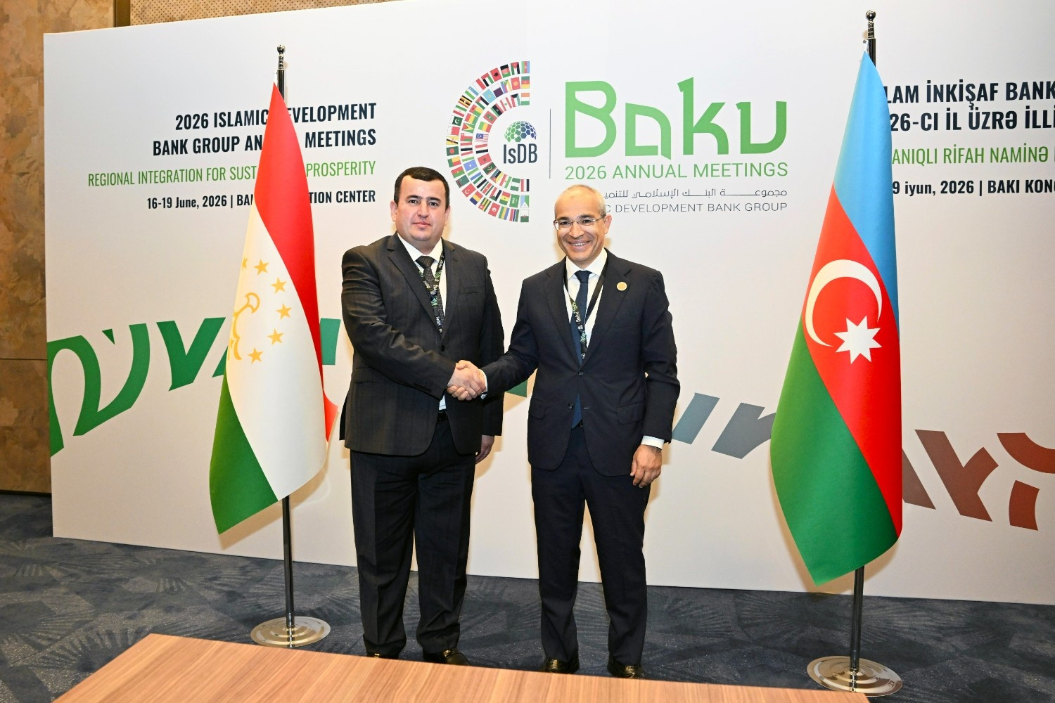 Azərbaycan-Tacikistan iqtisadi əməkdaşlığının inkişaf perspektivləri müzakirə olunub