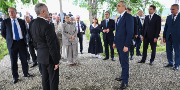 Xocalının Daşbulaq kəndində baramaçılığın inkişafı üçün yaradılmış infrastruktura baxış keçirilib