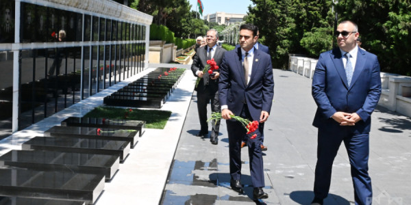 ABŞ Konqresinin nümayəndə heyəti Şəhidlər xiyabanını ziyarət edib