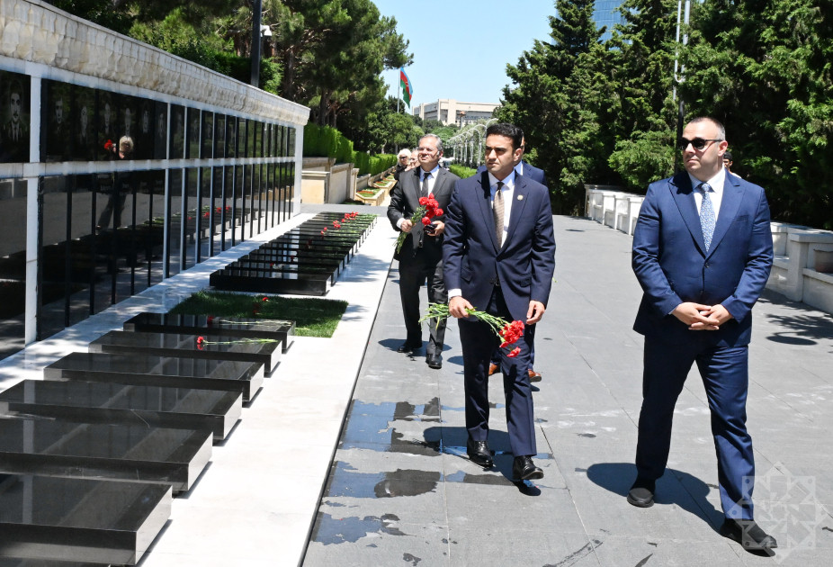 ABŞ Konqresinin nümayəndə heyəti Şəhidlər xiyabanını ziyarət edib