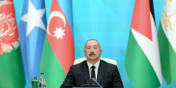 İlham Əliyev: Ermənistan 90-cı illərdə urbitit yaratmışdı, lakin onlara qarşı heç bir sanksiya tətbiq olunmadı