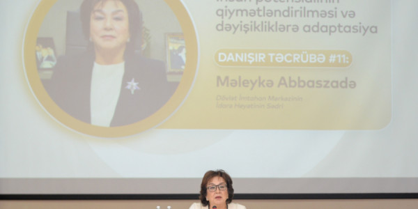 “Danışır təcrübə” layihəsinin növbəti görüşündə insan potensialının qiymətləndirilməsindən danışılıb