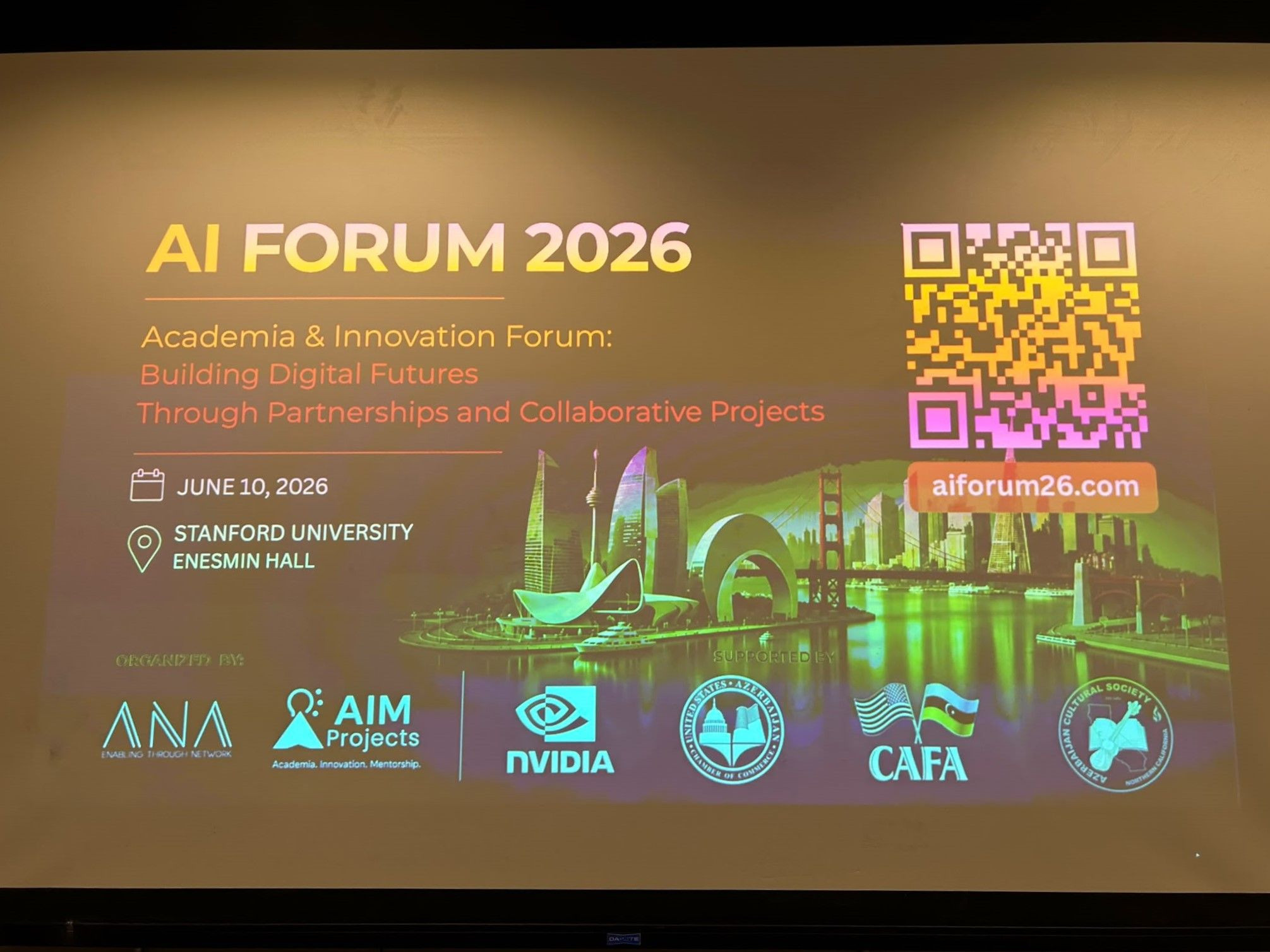 Stanford Universitetində “Tərəfdaşlıqlar və birgə layihələr vasitəsilə rəqəmsal gələcəyin qurulması” mövzusunda forum keçirilib