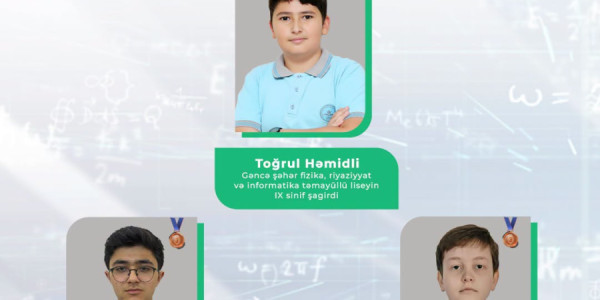 Azərbaycanlı şagirdlər JBMO 2026-da 6 medal qazanıblar