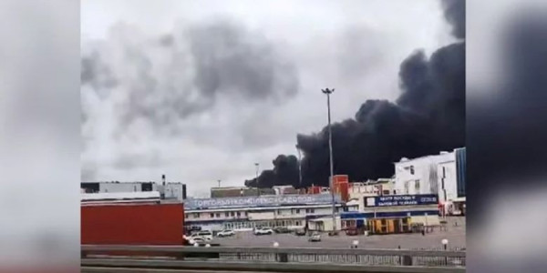 Moskva bazarında dron hücumu: