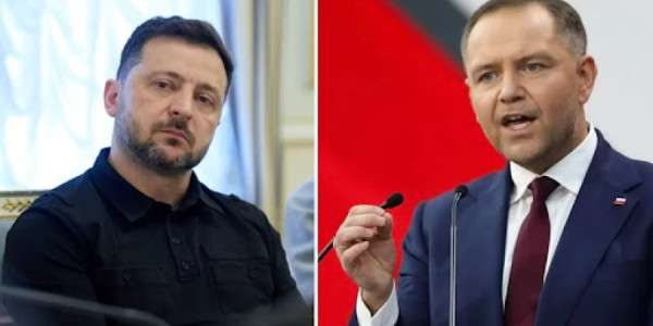 Zelenskiyə verilən ən yüksək Polşa ordeni geri alındı