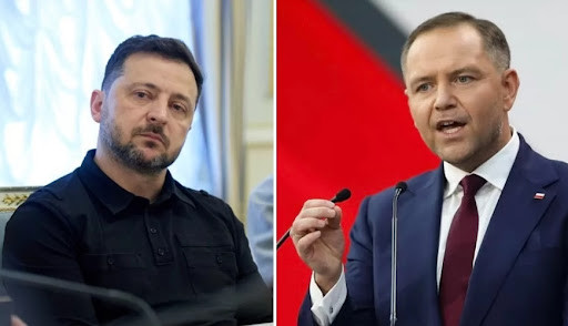 Zelenskiyə verilən ən yüksək Polşa ordeni geri alındı
