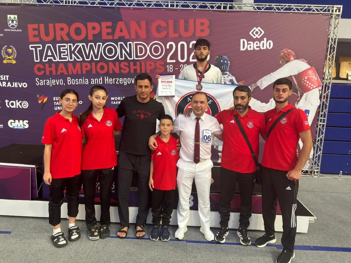 Azərbaycan taekvondoçusu Allahverdi Məmmədov klublararası Avropa çempionatında bürünc medal qazanıb