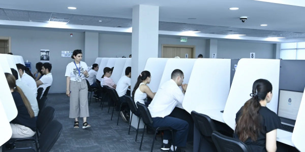 Diplomatik xidmətə qəbul imtahanının ilk mərhələsi baş tutdu