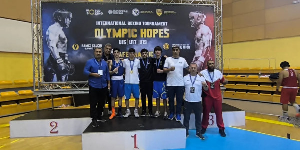 Azərbaycan boksçuları "Olimpiya ümidləri" turnirində 12 medal qazanıblar
