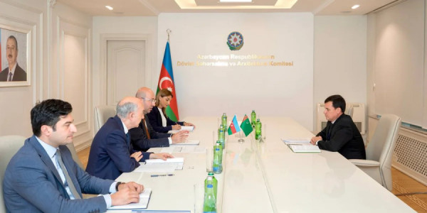 Qarabağ və Şərqi Zəngəzurdakı bərpa işlərinə Türkmənistanın dəstəyi yüksək qiymətləndirilib