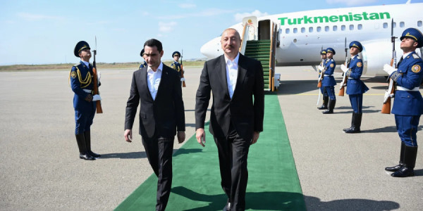 Türkmənistan Prezidenti Füzulidə səfərdədir