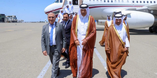 Qətər parlamentinin spikeri Bakıda səfərdədir