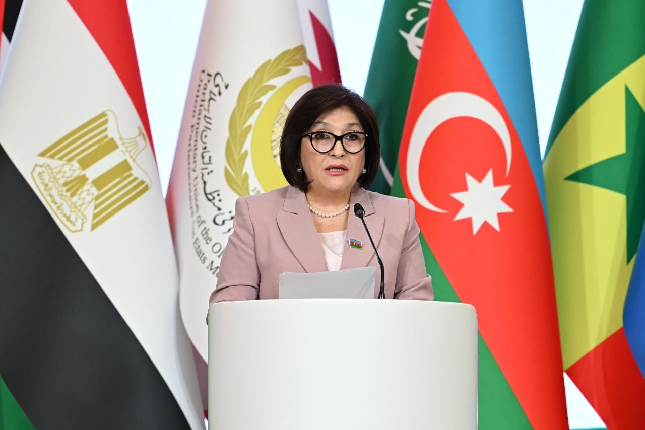 Milli Məclisin sədri Sahibə Qafarova İƏTPİ Konfransının 20-ci sessiyasının açılış mərasimində çıxış edib