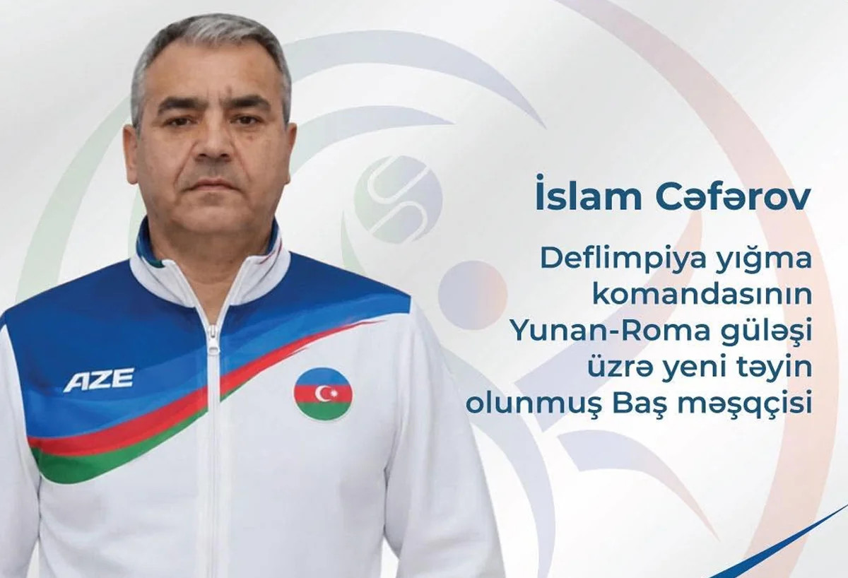 İslam Cəfərov deflimpiya üzrə yunan-Roma güləşi yığmasının baş məşqçisi vəzifəsinə gətirilib