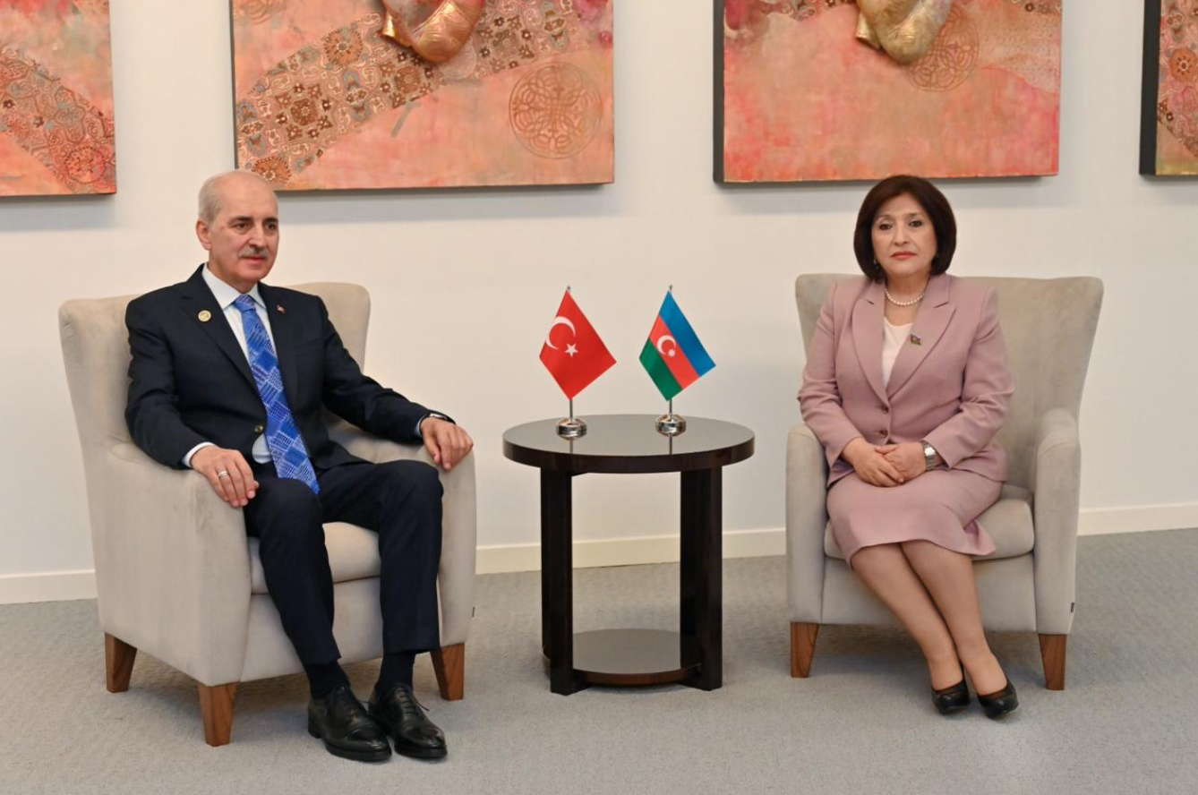Sahibə Qafarova TBMM sədri Numan Kurtulmuş ilə görüşüb