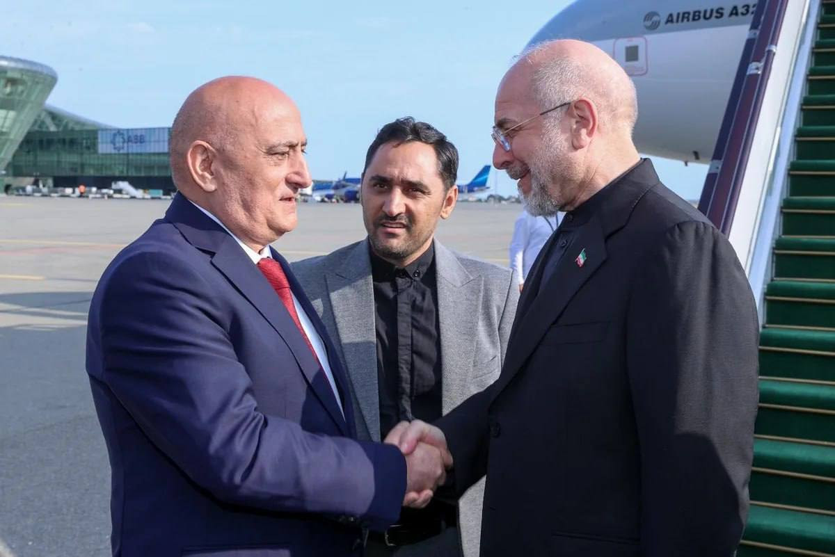 Məhəmməd Baqer Qalibaf Azərbaycana işgüzar səfərə gəlib