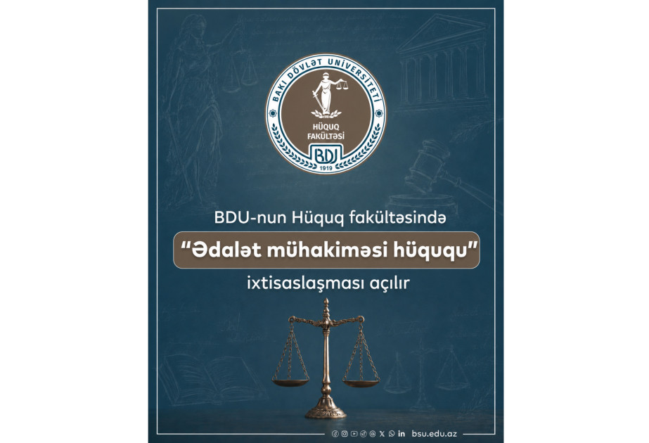 BDU-da hüquqşünaslar üçün yeni magistr proqramı yaradılıb