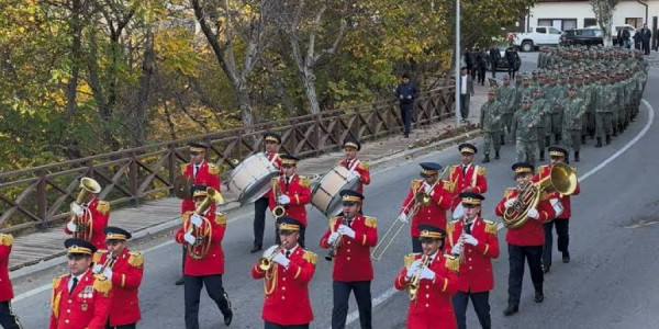 Bakı, Xankəndi, Şuşa və daha beş şəhərdə hərbçilərin yürüşü keçirilib