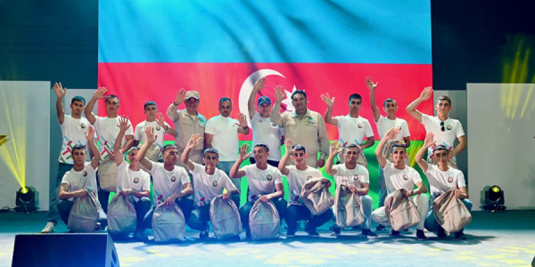 Azərbaycan kursantları Qazaxıstanda keçirilən "Aybın-2026" toplanışında iştirak edirlər