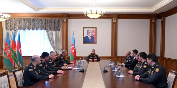Müdafiə Nazirliyinin hərbçilərinə ali hərbi rütbələr təqdim edilib