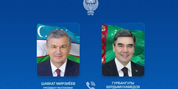 Mirziyoyev və Berdiməhəmmədov Azərbaycanla keçiriləcək sammiti müzakirə ediblər