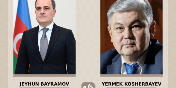 Azərbaycan və Qazaxıstan XİN başçıları arasında telefon danışığı olub
