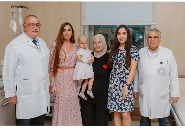 Leyla və Arzu Əliyevalar Milli Onkologiya Mərkəzində olublar