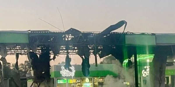 Rusiya Dnepropetrovsk vilayətində yanacaqdoldurma məntəqələrinə zərbə endirib