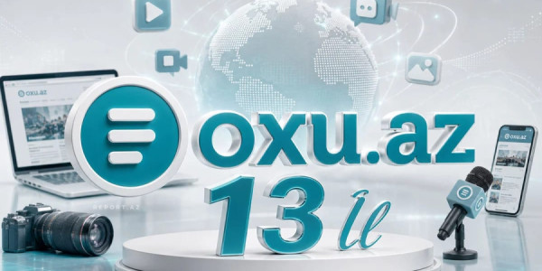 Oxu.az xəbər saytının 13 yaşı tamam olur