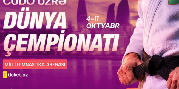 Bakıda keçiriləcək cüdo üzrə dünya çempionatının biletləri satışa çıxarılıb