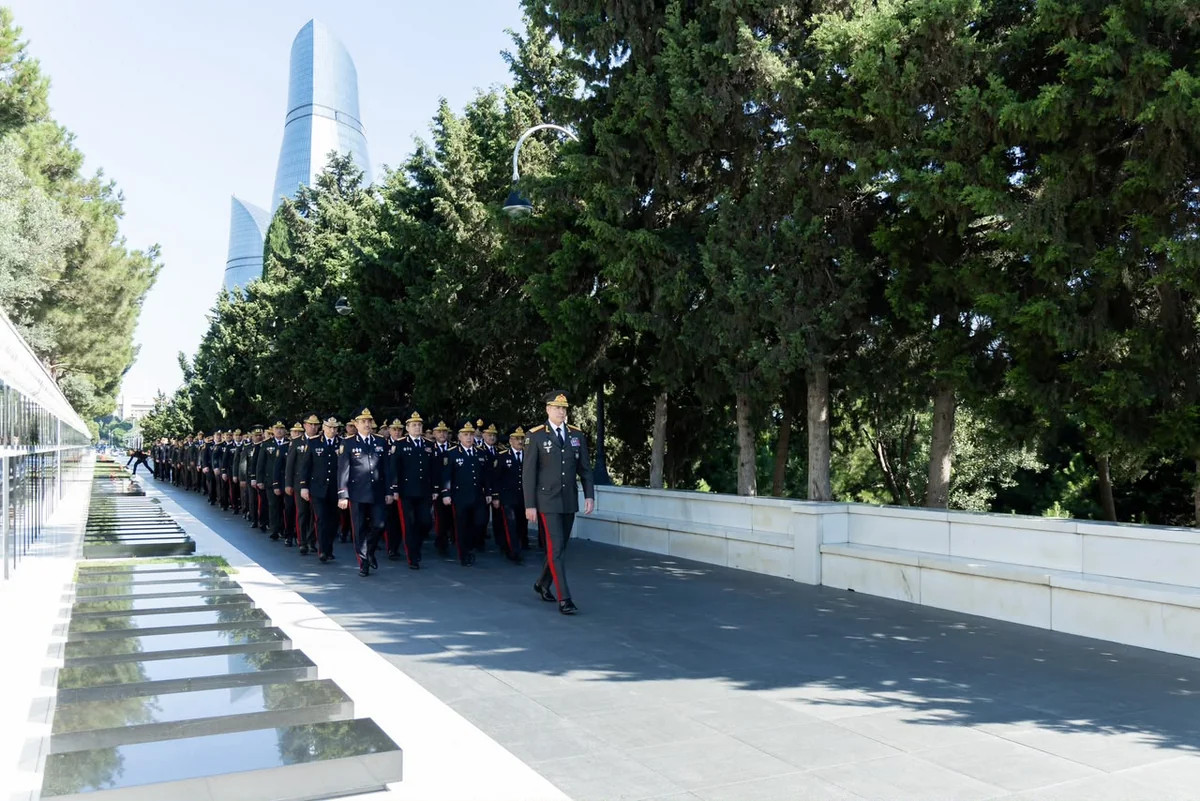 Polis Günü ilə əlaqədar təntənəli mərasim keçirilib