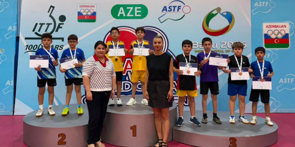 Stolüstü tennis üzrə Respublika birinciliyinin qalibləri müəyyənləşib