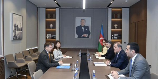 Ceyhun Bayramov BMT-nin Azərbaycanda yeni rezident əlaqələndiricisi ilə görüşüb