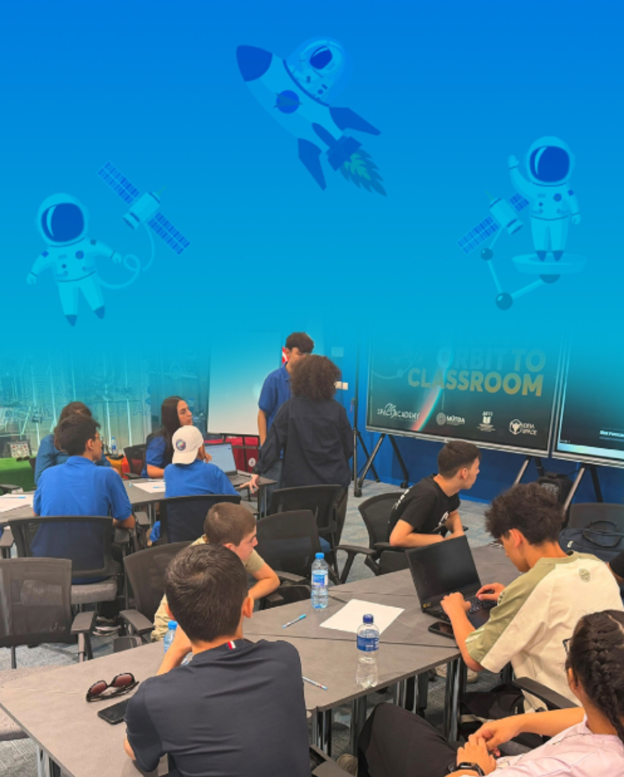“Məktəbli sinfindən orbital missiyalara”: kosmik təhsil proqramı yekunlaşıb